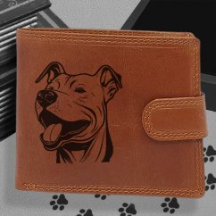Kožená peněženka s motivem pro milovníky psů s obrázkem pejska - Argentinská doga 2