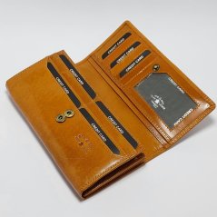 Elegantní dámská kožená peněženka premium s vlastním monogramem , motivem nebo text