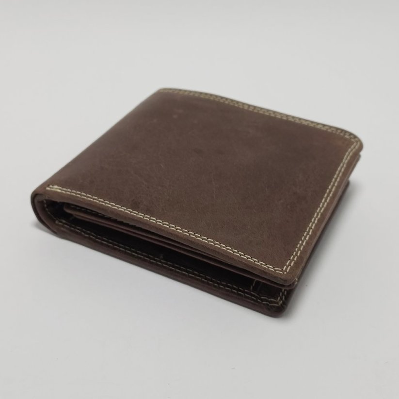 Pánská kožená peněženka Tillberg s monogramem, textem nebo fotkou