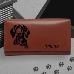 Kožená peněženka s motivem pro milovníky psů s obrázkem pejska - Jezevčík 3