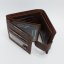Pánská kožená peněženka Premium s ražbou monogramu | Hnědá | Dárková krabička