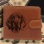 Kožená peněženka s motivem pro milovníky psů s obrázkem pejska - Bloodhound 2