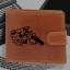 Pánská kožená peněženka s motorkou | pro motorkáře s obrázkem | 8 |  možnost monogramem nebo jménem