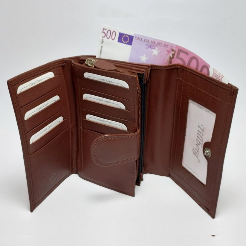 Kožená peněženka s motivem pro milovníky psů s obrázkem pejska - Německý ovčák