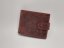 Pánská kožená peněženka s vlastním gravírováním – originální dárek | Hnědočervená | Dárková krabička