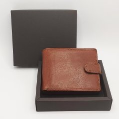 Exkluzivní pánská kožená peněženka s vlastním monogramem, motivem a textem