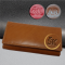 Dámská kožená peněženka s ražbou monogramu | TAN | Dárková krabička