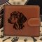 Kožená peněženka s motivem pro milovníky psů s obrázkem pejska -Jezevčík